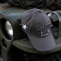 Șapcă Baseball D-Day Normandy Gri - Onor Istoric și Stil Robust