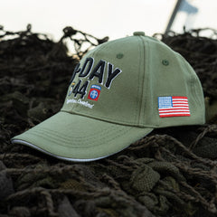 Șapcă Baseball D-Day Normandy Verde - Confort & Istorie la Purta