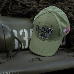 Șapcă Baseball D-Day Normandy Verde - Confort & Istorie la Purta