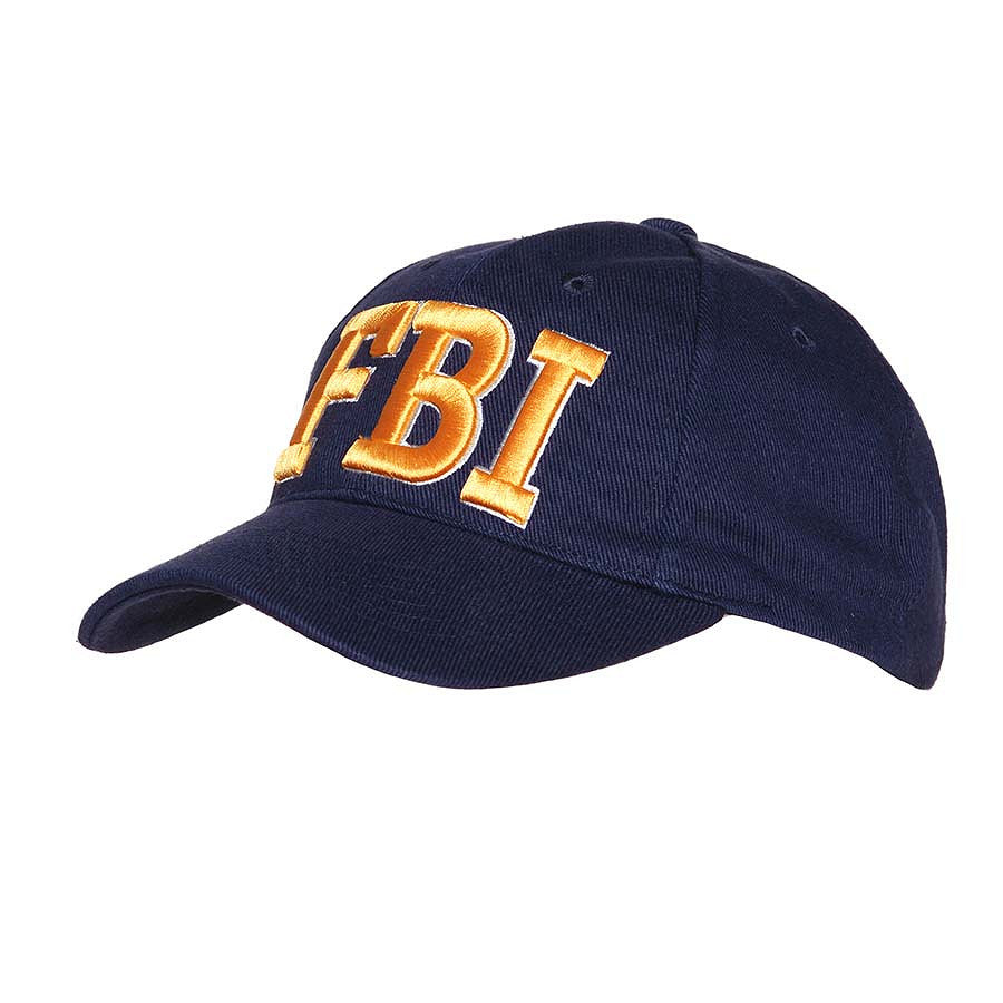 Șapcă Baseball FBI Text Galben Albastru - Afirmă-ți Prezența Cu Stil