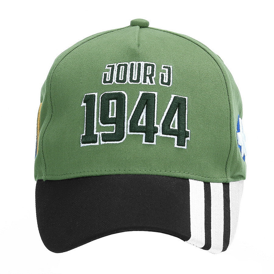 Șapcă Baseball Jour J 1944 WWII 3D Verde Fostex - Stil Iconic, Confort Durabil