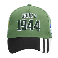 Șapcă Baseball Jour J 1944 WWII 3D Verde Fostex - Stil Iconic, Confort Durabil