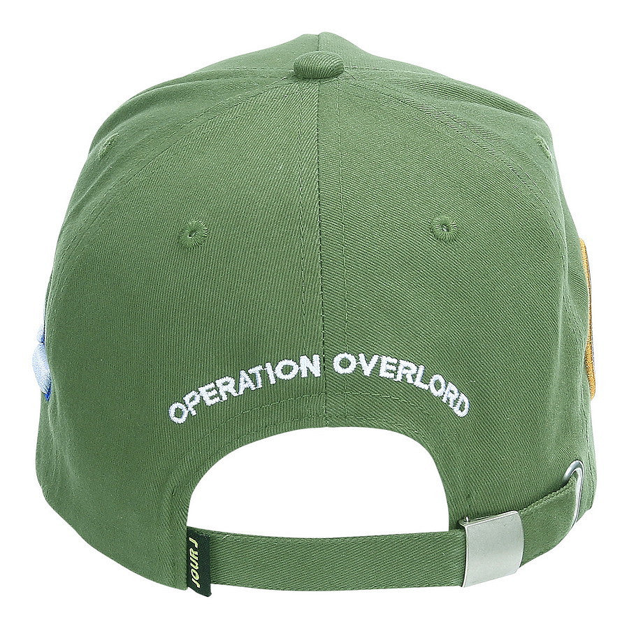 Șapcă Baseball Jour J 1944 WWII 3D Verde Fostex - Stil Iconic, Confort Durabil