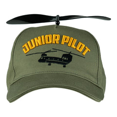 Șapcă Baseball Junior Pilot cu Elice Verde - Aventura Așteaptă Micii Aviatori