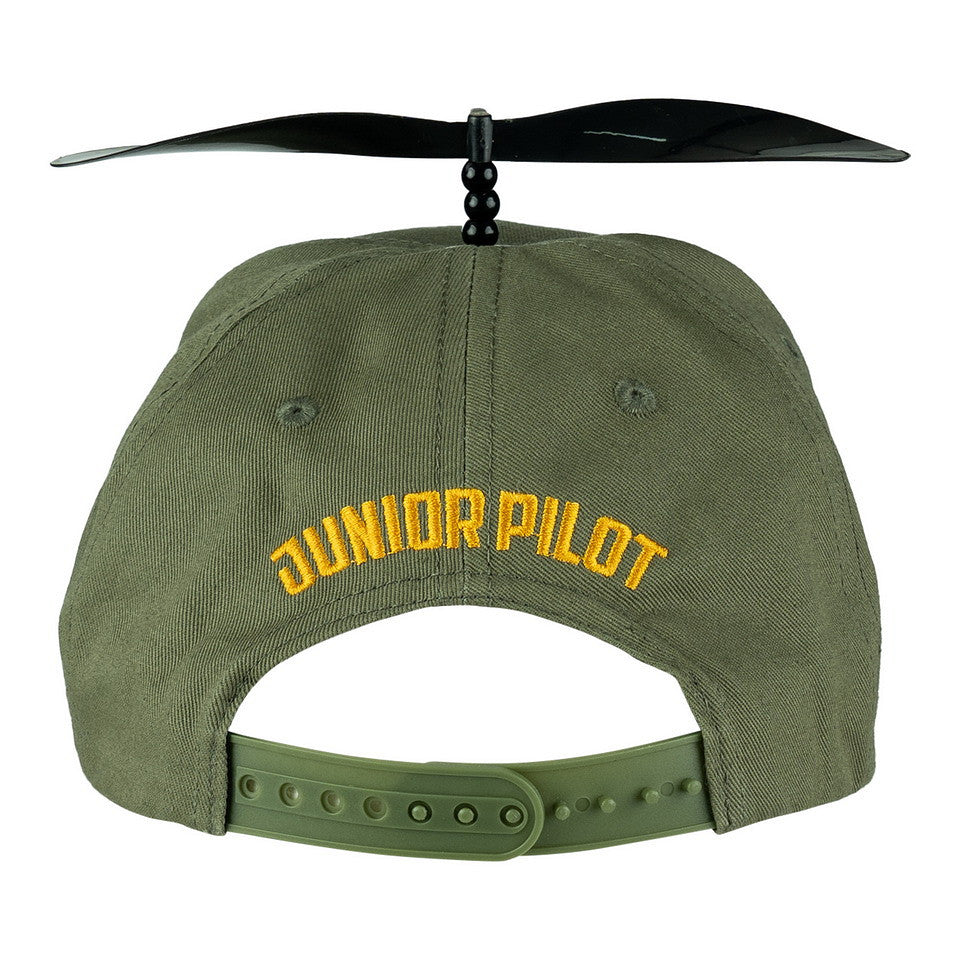 Șapcă Baseball Junior Pilot cu Elice Verde - Aventura Așteaptă Micii Aviatori