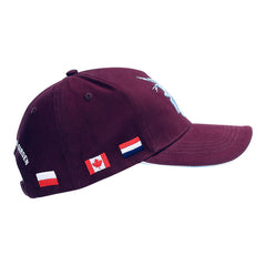 Șapcă Baseball Market Garden Pegasus WWII 3D Bordo Fostex - Simbol de Forță și Istorie