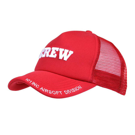 Șapcă Baseball Mesh Crew Roșu - Ventilație Tactică Superioară