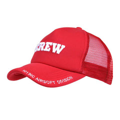 Șapcă Baseball Mesh Crew Roșu - Ventilație Tactică Superioară