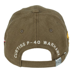 Șapcă Baseball P-40 Curtiss Brushed Verde - Spirit Militar Autentic
