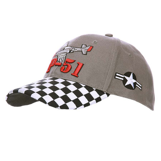 Șapcă Baseball P-51 Mustang Fostex Garments® - Evidențiază Spiritul Legendar
