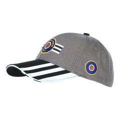 Șapcă Baseball RAF Invasion Stripes 3D Gri Fostex Garments - Omagiu Istoric și Durabilitate