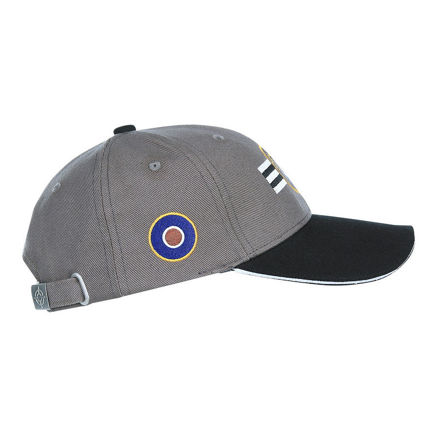 Șapcă Baseball RAF Invasion Stripes 3D Gri Fostex Garments - Omagiu Istoric și Durabilitate