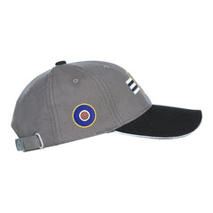 Șapcă Baseball RAF Invasion Stripes 3D Gri Fostex Garments - Omagiu Istoric și Durabilitate