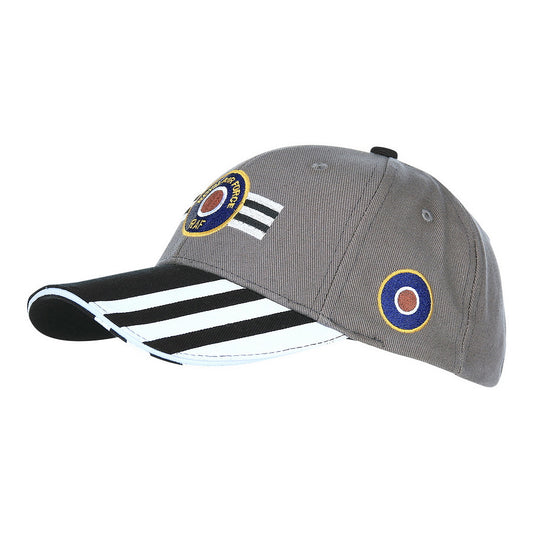 Șapcă Baseball RAF Invasion Stripes 3D Gri Fostex Garments - Omagiu Istoric și Durabilitate