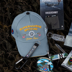 Șapcă Baseball Supermarine Spitfire RAF Blue/Gri Fostex Garments - Stil Icoană & Confort Autentic