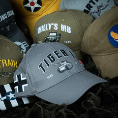 Șapcă Baseball Tiger Tank Gri - Afirmă-ți Pasiunea Istorică
