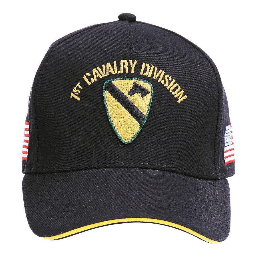 Șapcă Baseball US Cavalry WWII 3D Negru Fostex - Spirit de Cavalerie Autentic
