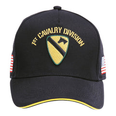 Șapcă Baseball US Cavalry WWII 3D Negru Fostex - Spirit de Cavalerie Autentic