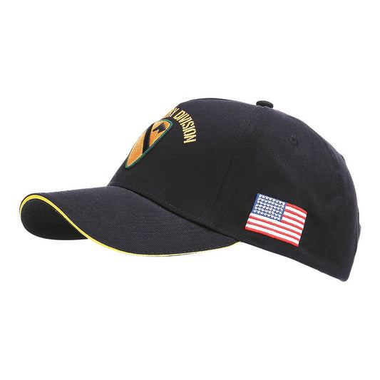 Șapcă Baseball US Cavalry WWII 3D Negru Fostex - Spirit de Cavalerie Autentic