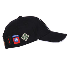 Șapcă Baseball WW II D-Day Negru - Omagiu și Confort Adaptabil