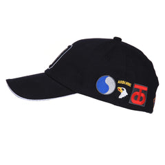 Șapcă Baseball WW II D-Day Negru - Omagiu și Confort Adaptabil