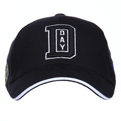 Șapcă Baseball WW II D-Day Negru - Omagiu și Confort Adaptabil