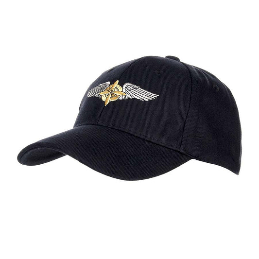 Șapcă Baseball WWII-Propeller Wing Negru - Stil Iconic & Protecție Solidă