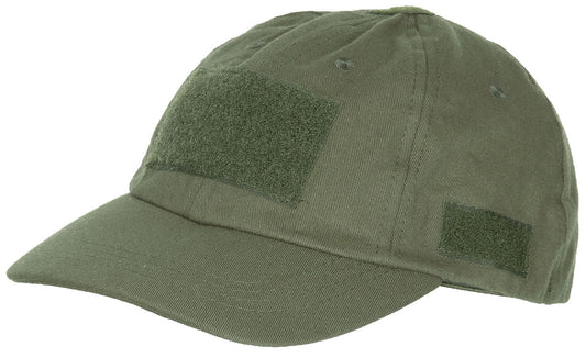 Șapcă Tactica cu Velcro Verde OD MFHProfessional - Bumbac 100%, Marime Universala