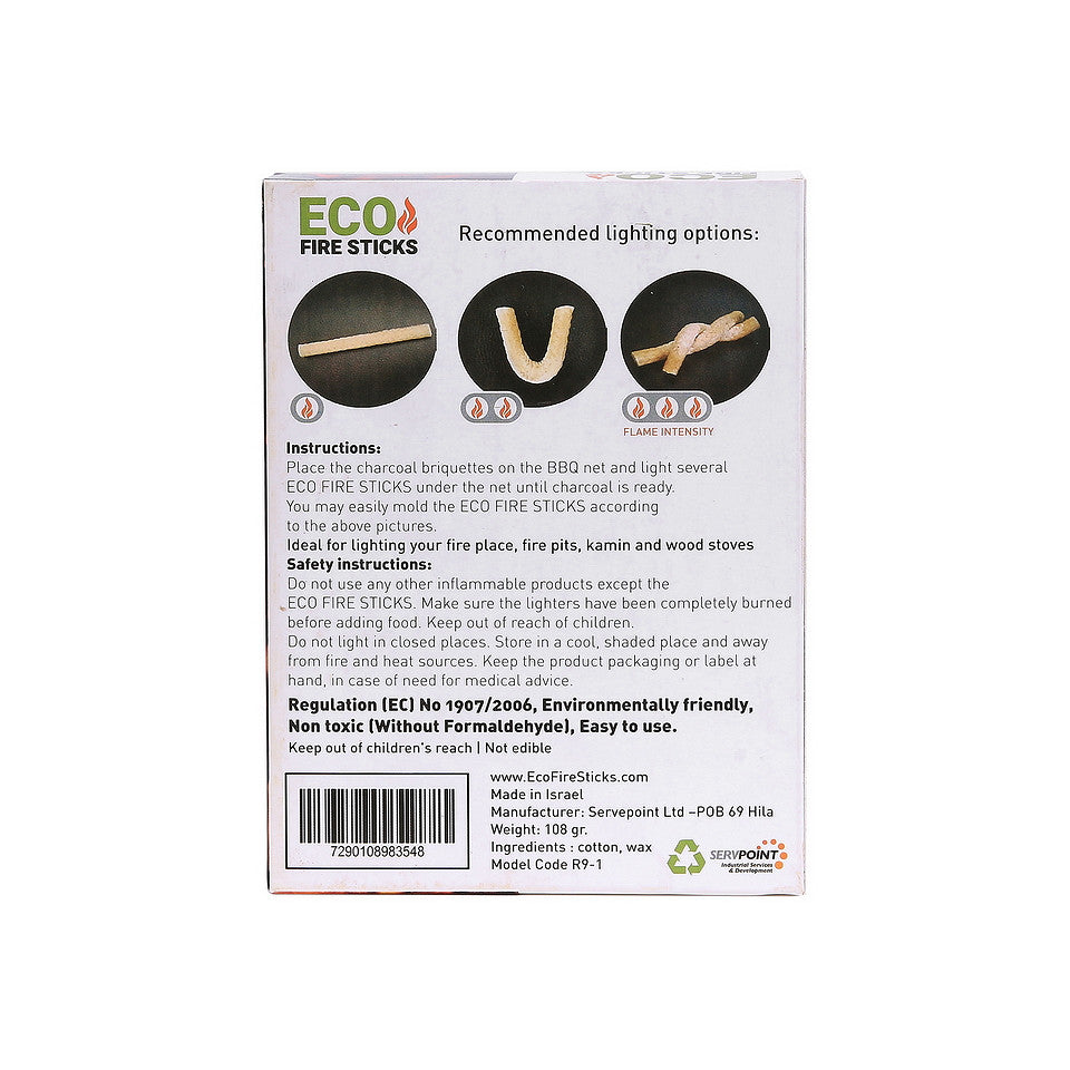 Aprinzătoare Foc Eco Fire Sticks 18pcs - Aprindere Rapidă și Sigură