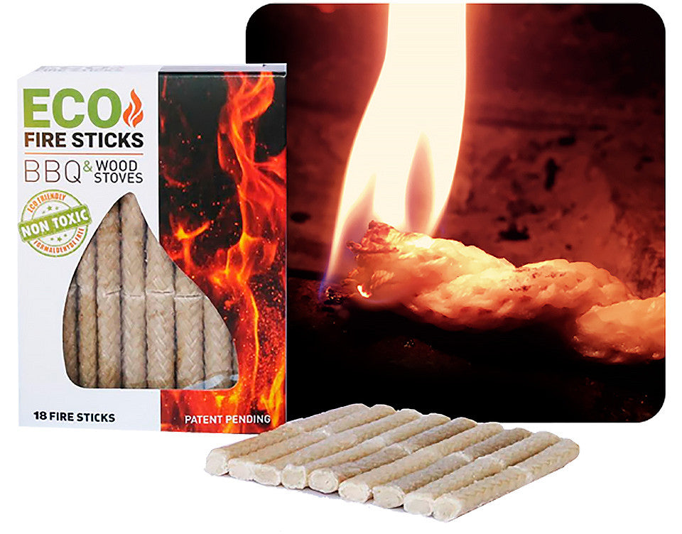 Aprinzătoare Foc Eco Fire Sticks 18pcs - Aprindere Rapidă și Sigură