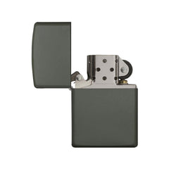 Aprinzător Zippo Verde Mat Zippo - Fiabilitate Legendară în Orice Condiții