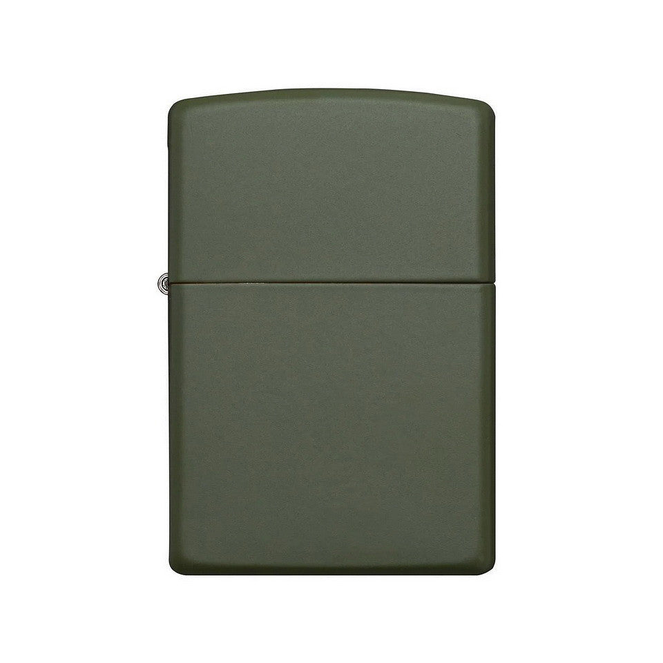 Aprinzător Zippo Verde Mat Zippo - Fiabilitate Legendară în Orice Condiții