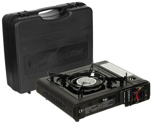 Aragaz Camping cu Aprindere Piezo FoxOutdoor - 2.4 kW, Flacără Reglabilă