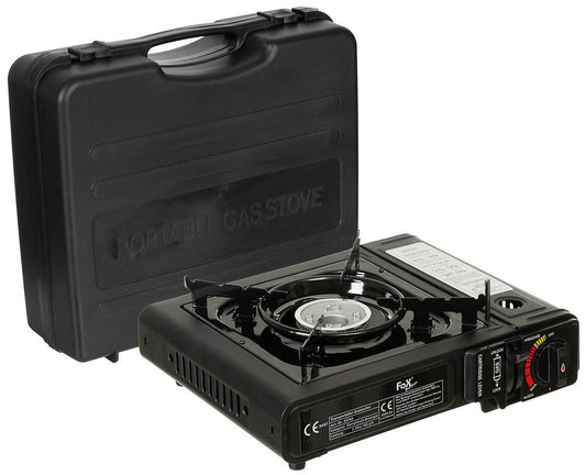 Aragaz Camping cu Aprindere Piezo FoxOutdoor - 2.4 kW, Flacără Reglabilă
