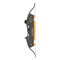 Arc Recurbat Tineret Korrigan Negru Ek-Archery - Set Complet, Ușor de Mânuit
