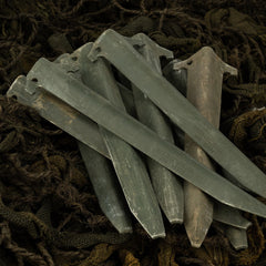 Țăruși Cort Tentharingen Original Set 10 Verde US Army - Ancorare Neclintită