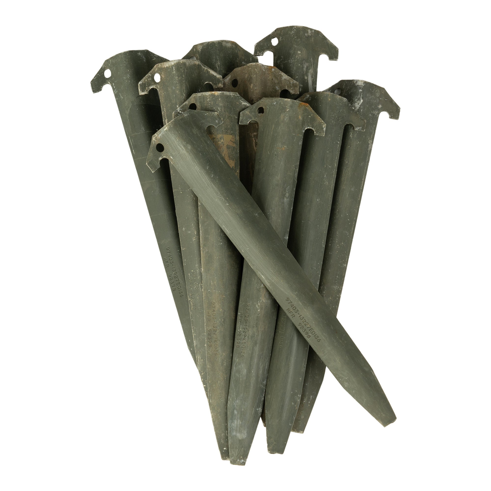 Țăruși Cort Tentharingen Original Set 10 Verde US Army - Ancorare Neclintită