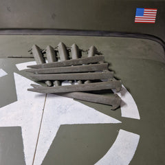 Țăruși Cort Tentharingen Original Set 10 Verde US Army - Ancorare Neclintită