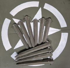 Țăruși Cort Tentharingen Original Set 10 Verde US Army - Ancorare Neclintită