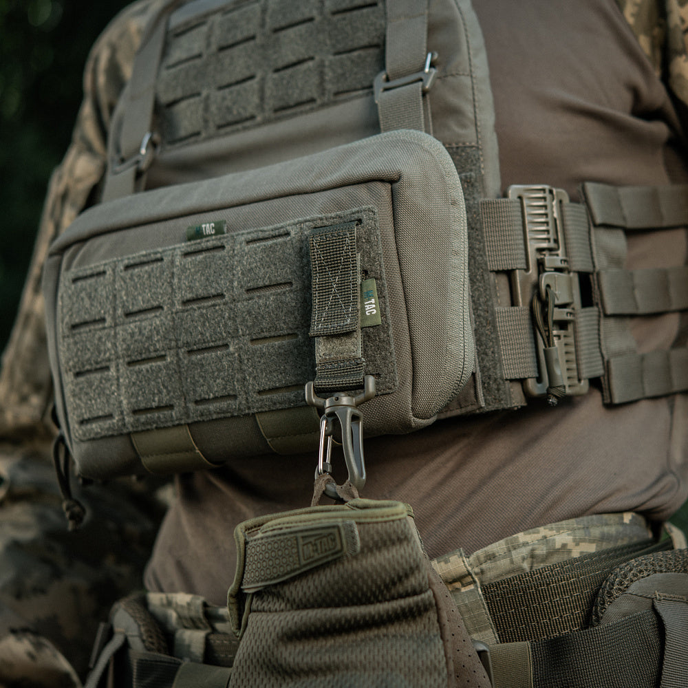 Atașament Carabiner M-Tac Ranger Green - Compatibil MOLLE