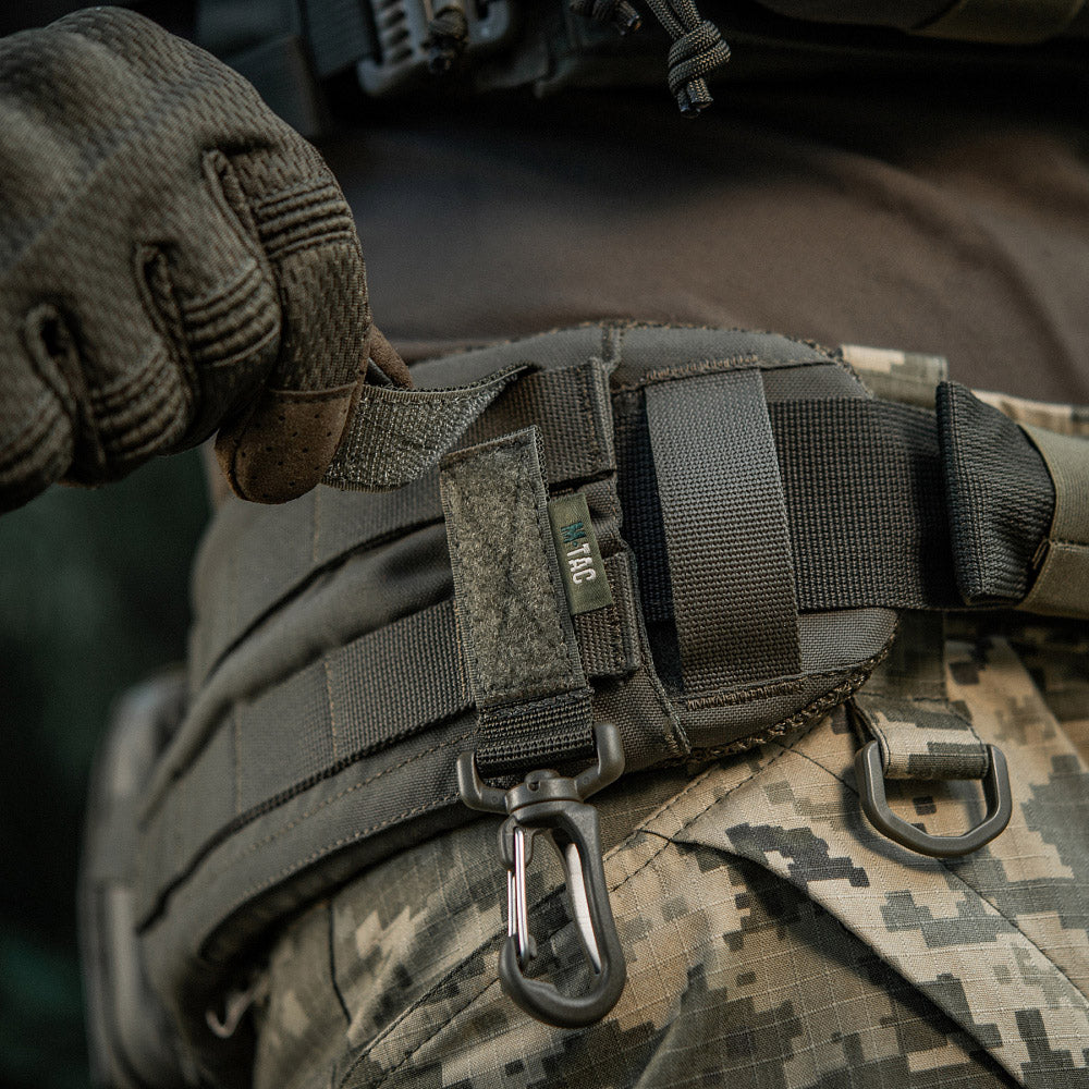 Atașament Carabiner M-Tac Ranger Green - Compatibil MOLLE