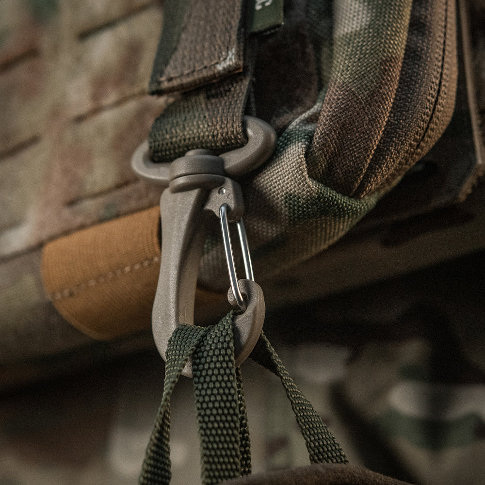 Atașament cu Carabiner M-Tac - Multicam, MOLLE, YKK