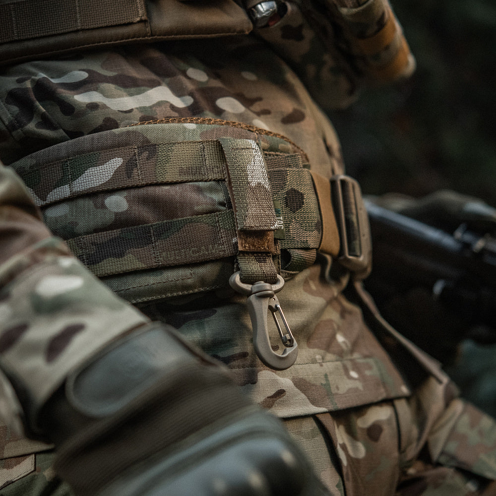 Atașament cu Carabiner M-Tac - Multicam, MOLLE, YKK