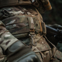 Atașament cu Carabiner M-Tac - Multicam, MOLLE, YKK
