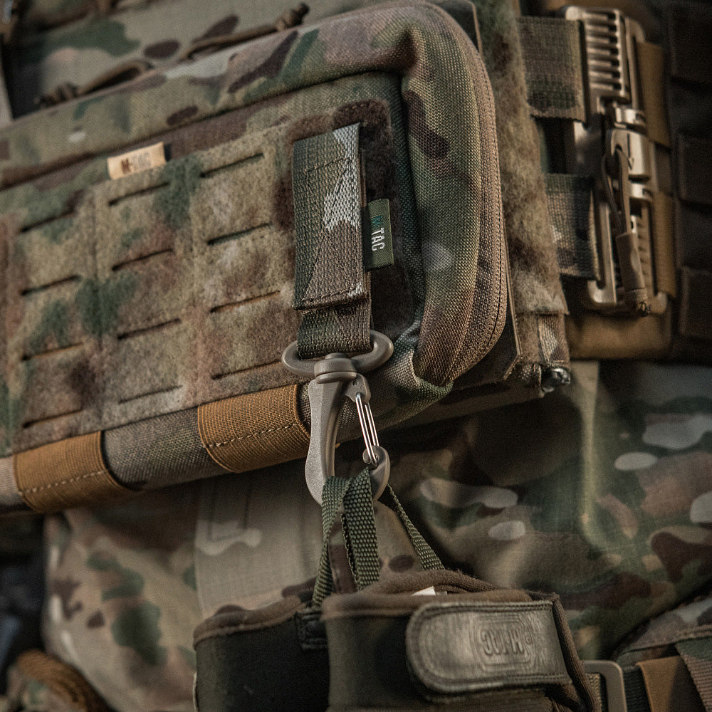 Atașament cu Carabiner M-Tac - Multicam, MOLLE, YKK