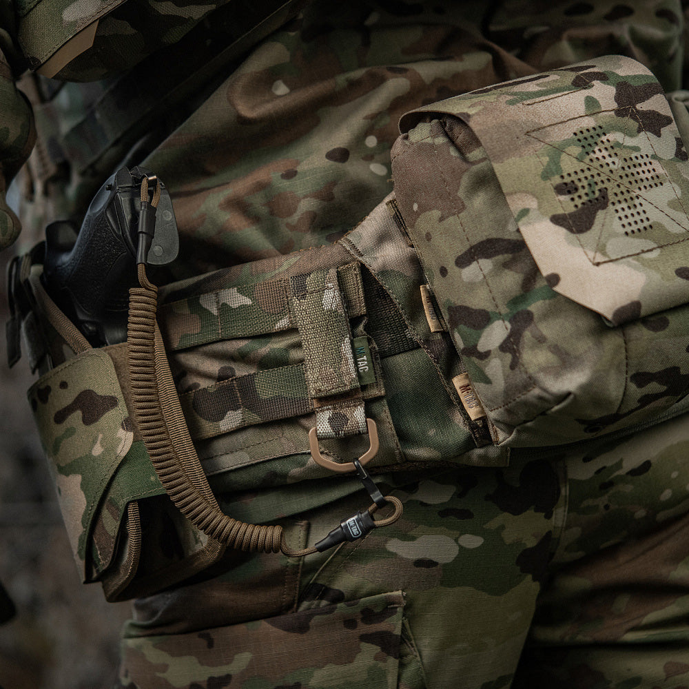 Atașament D-Ring M-Tac - Multicam pentru MOLLE, Velcro