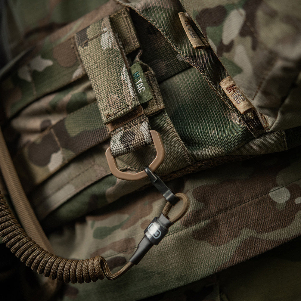 Atașament D-Ring M-Tac - Multicam pentru MOLLE, Velcro