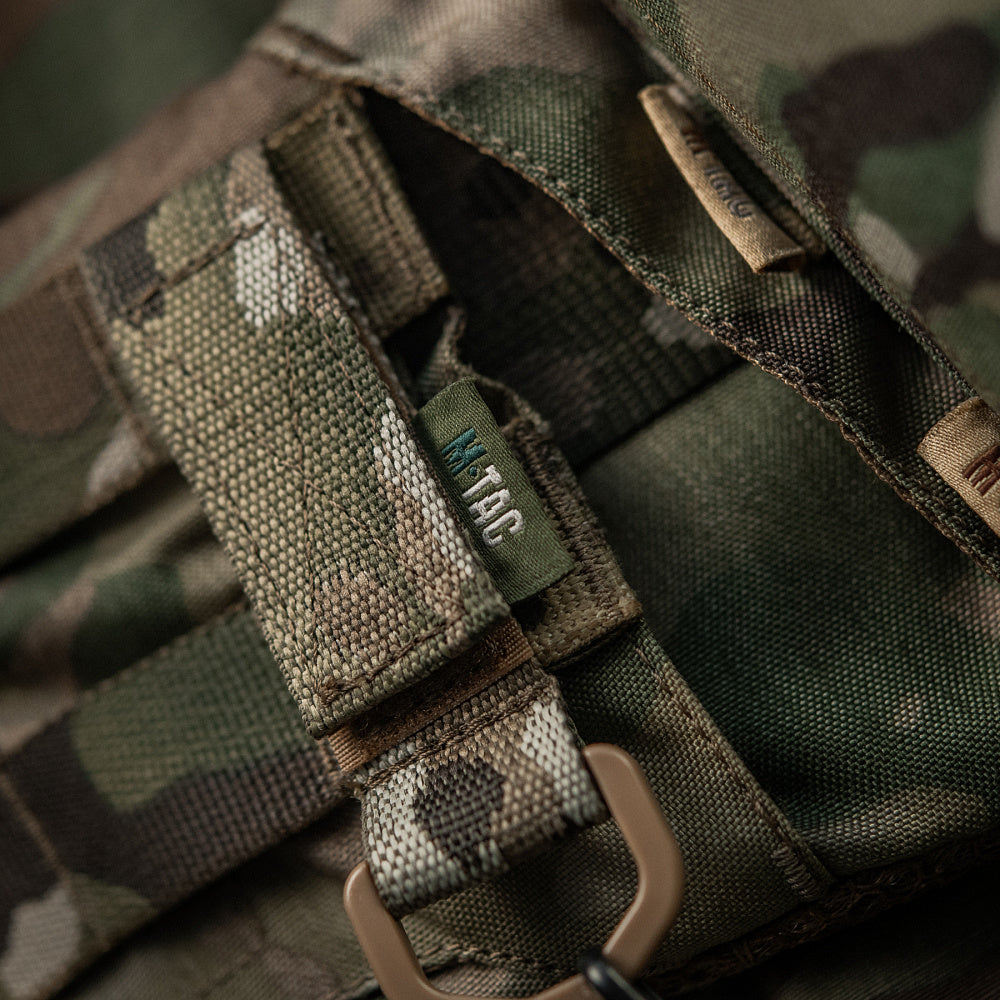 Atașament D-Ring M-Tac - Multicam pentru MOLLE, Velcro