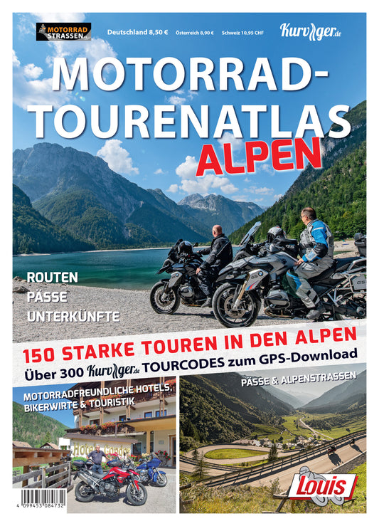 Atlas Moto Alpi MOTORRAD - Ghid Complet Tururi & Pasi