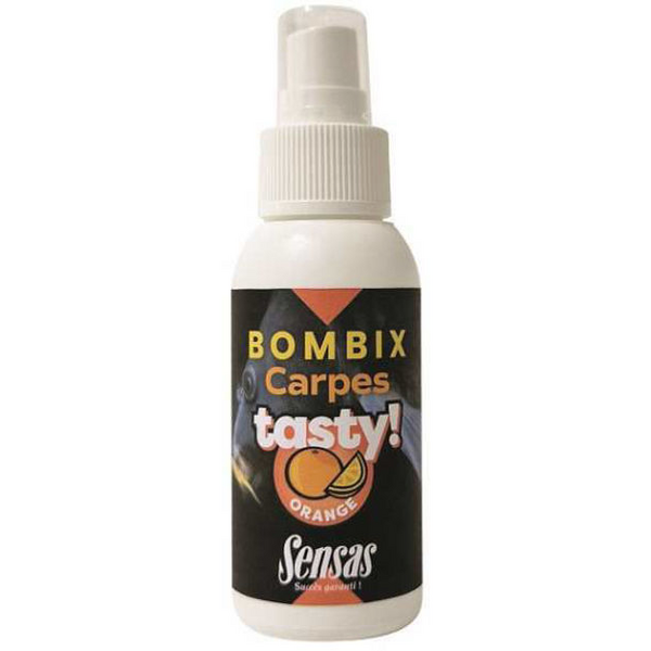 Atractant Spray Bombix Carp SENSAS - Portocală, 75ml, Aroma Intensă